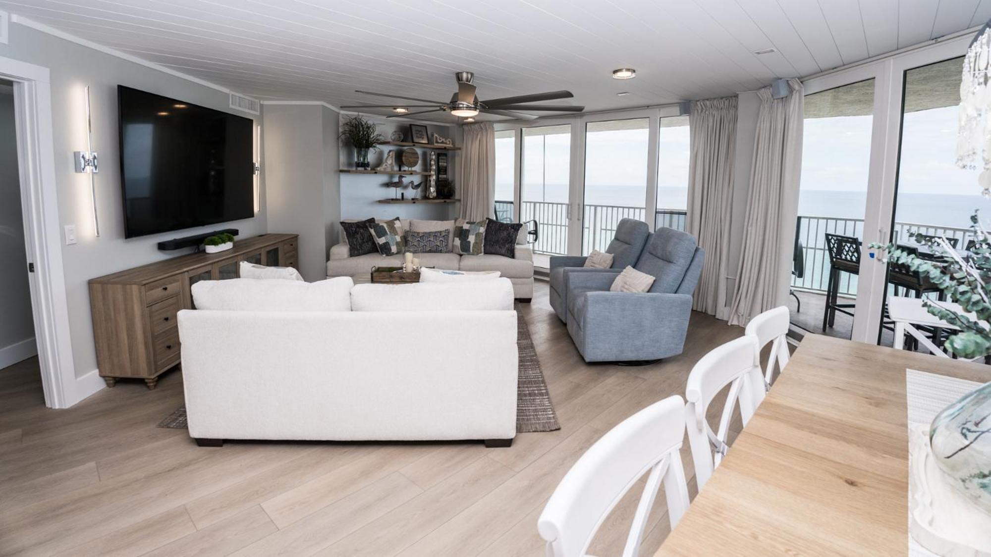 New Rental - 3Br 3Ba Corner Beachfront - 2024 Remodel - 3 Pools, Tiki Hut, Gym, Tennis 파나마 시티 외부 사진