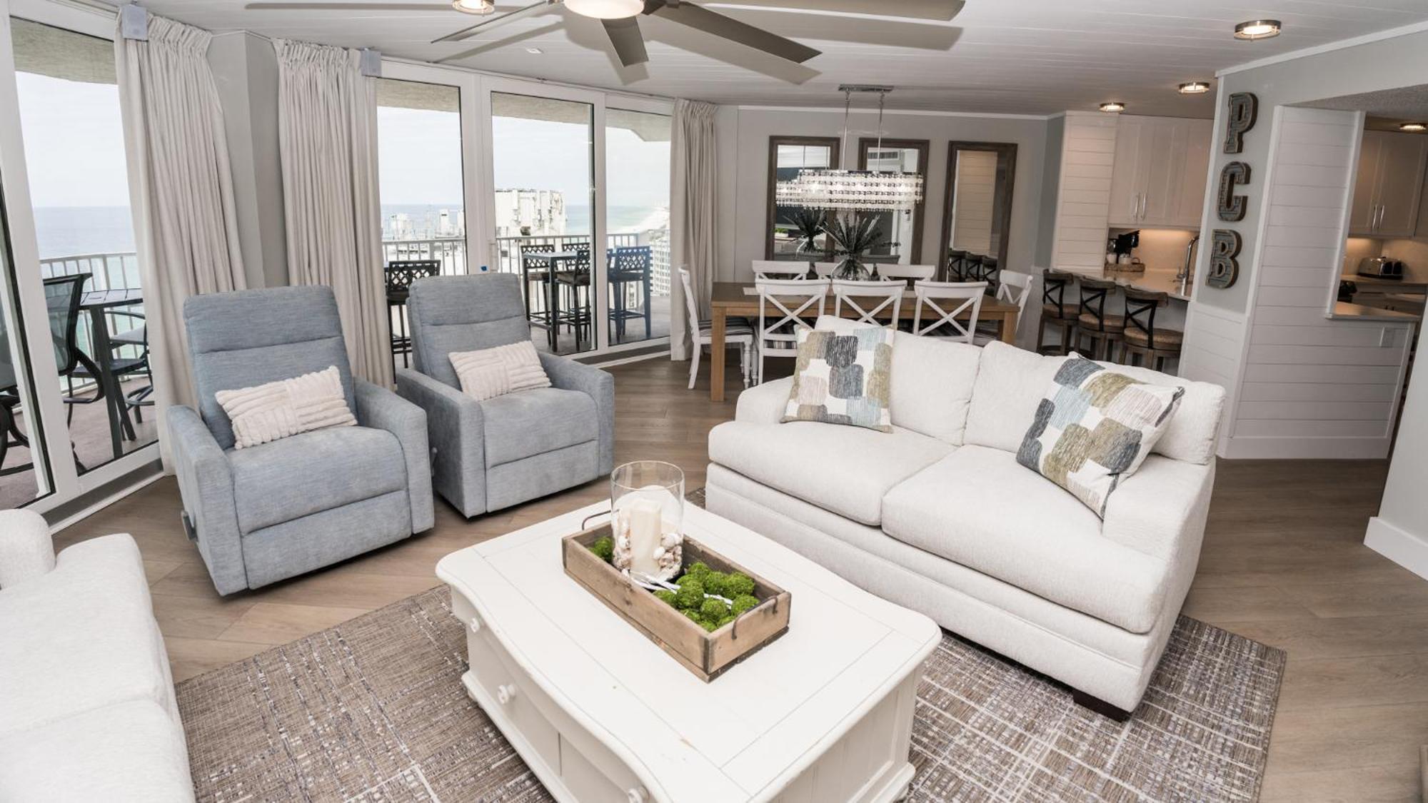 New Rental - 3Br 3Ba Corner Beachfront - 2024 Remodel - 3 Pools, Tiki Hut, Gym, Tennis 파나마 시티 외부 사진