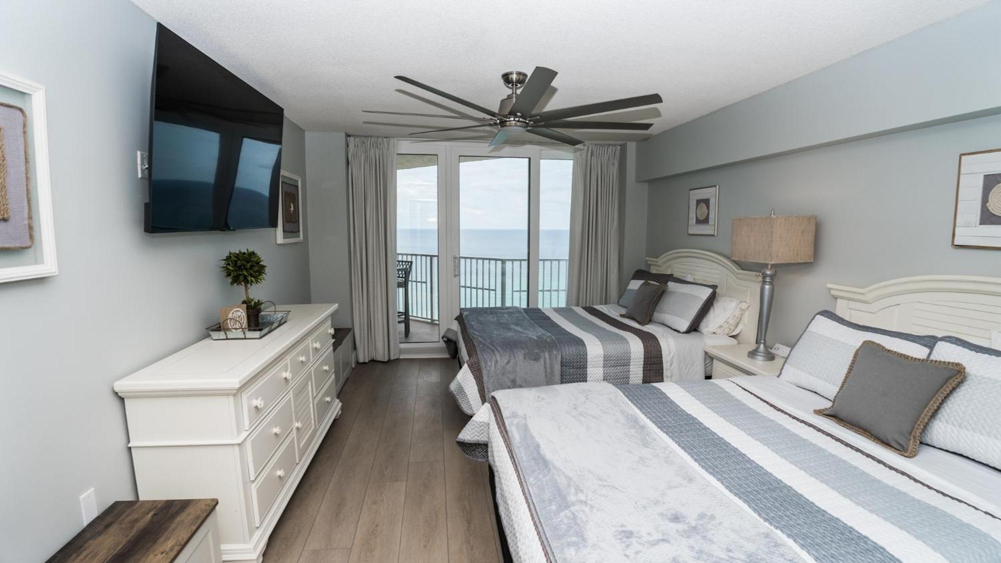 New Rental - 3Br 3Ba Corner Beachfront - 2024 Remodel - 3 Pools, Tiki Hut, Gym, Tennis 파나마 시티 외부 사진