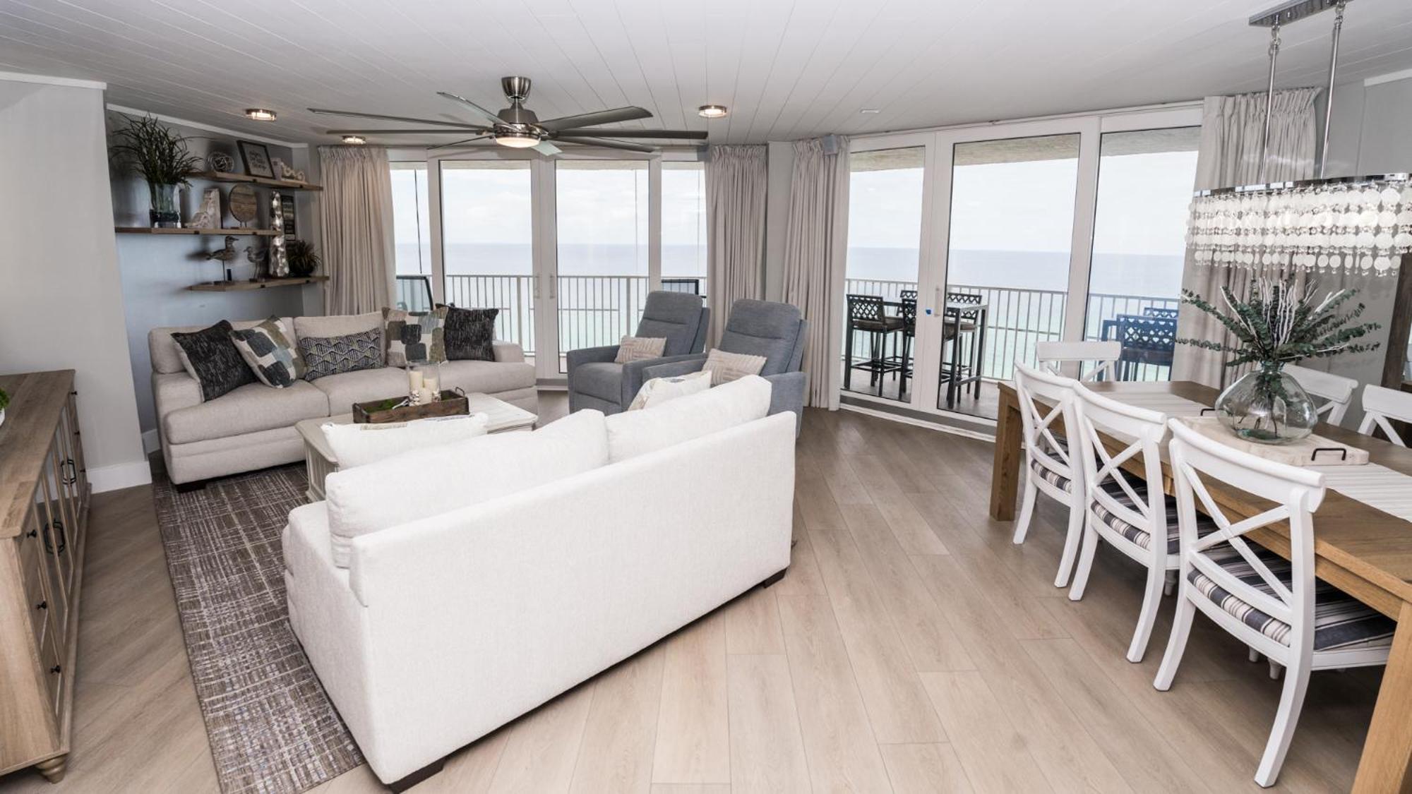 New Rental - 3Br 3Ba Corner Beachfront - 2024 Remodel - 3 Pools, Tiki Hut, Gym, Tennis 파나마 시티 외부 사진