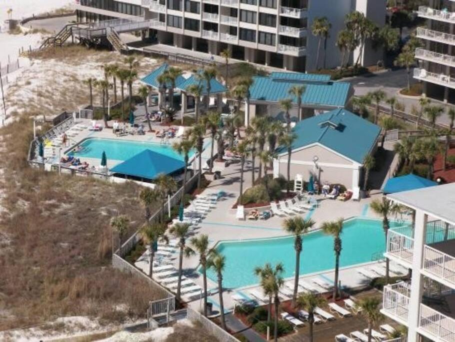 New Rental - 3Br 3Ba Corner Beachfront - 2024 Remodel - 3 Pools, Tiki Hut, Gym, Tennis 파나마 시티 외부 사진